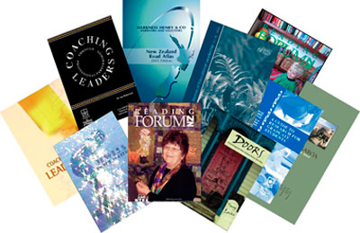 Books, magazines, journals